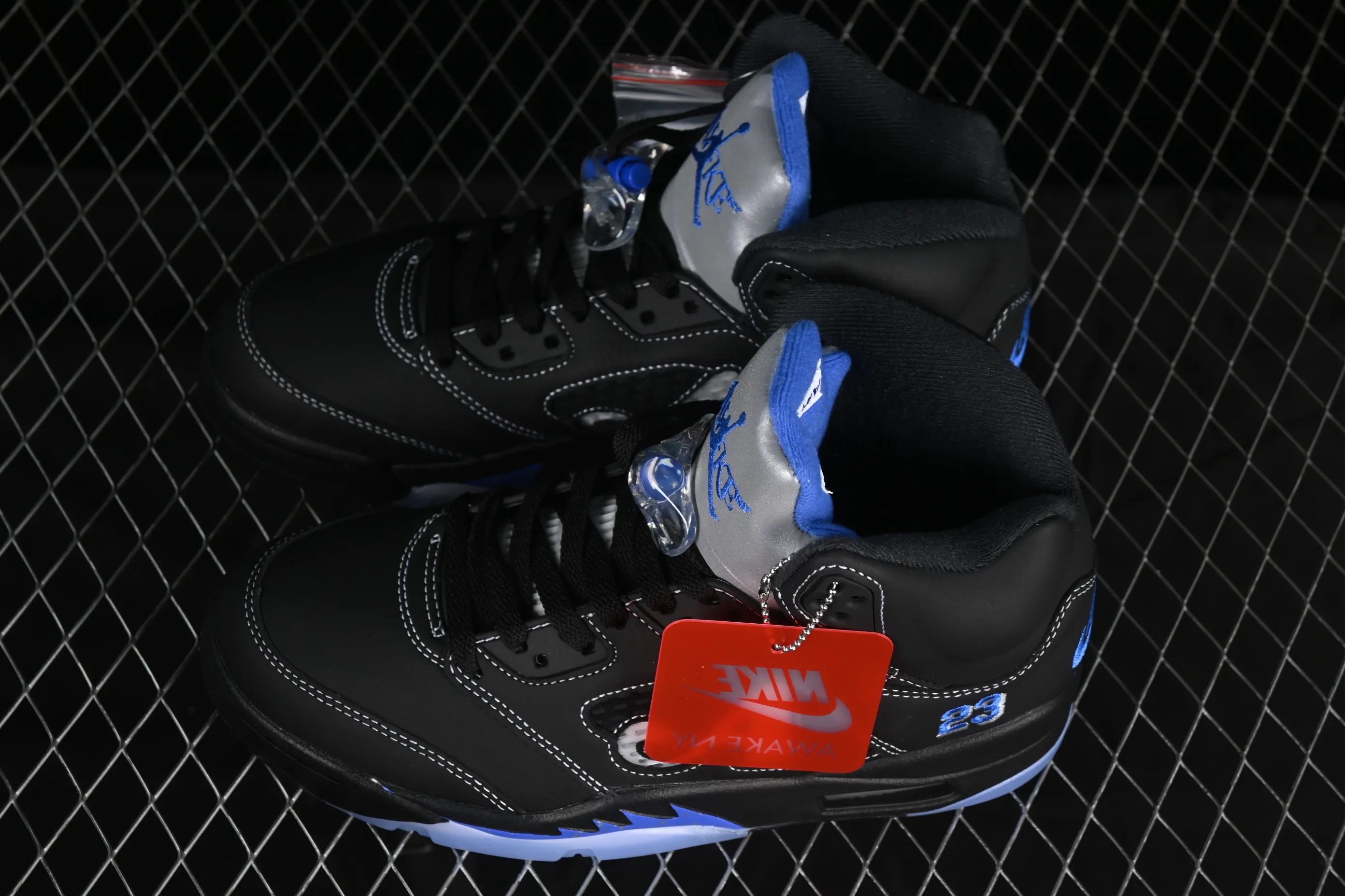 All categories Air Jordan Jordan series basketball shoes Air Jordan 5 L version Awake NY x Air Jordan 5 "Black Metallic" AJ5 Joe 5 joint model black and gray DV4982-004